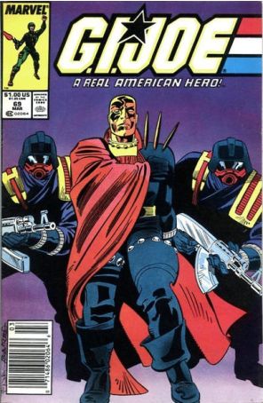 G.I. Joe, A Real American Hero 69 (Newsstand) published by Marvel with cover art by Tony Salmons