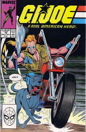 G.I. Joe, A Real American Hero 79 published by Marvel with cover art by Ron Wagner