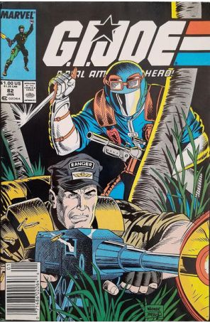 G.I. Joe, A Real American Hero 82 (Newsstand) published by Marvel with cover art by Ron Wagner