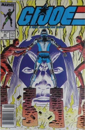G.I. Joe, A Real American Hero 84 (Newsstand) published by Marvel with cover art by Ron Wagner
