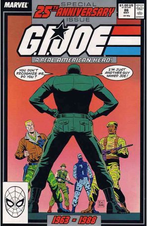 G.I. Joe, A Real American Hero 86 published by Marvel with cover art by Ron Wagner