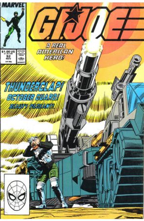 G.I. Joe, A Real American Hero 92 published by Marvel with cover art by Mark D. Bright