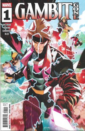 Gambit: Gone 1 published by Marvel with cover art by Simone Di Meo