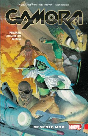 Gamora TPB 1 published by Marvel with cover art by Esad Ribic