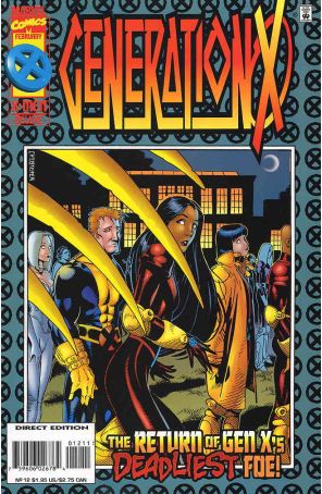 Generation X 12 published by Marvel with cover art by Chris Bachalo