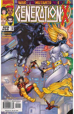 Generation X 50 published by Marvel with cover art by Terry Dodson
