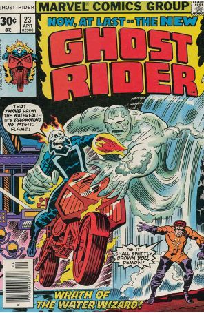 Ghost Rider (Vol. 1) 23 published by Marvel with cover art by Jack Kirby