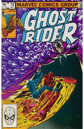 Ghost Rider (Vol. 1) 74 published by Marvel with cover art by Bob Budiansky