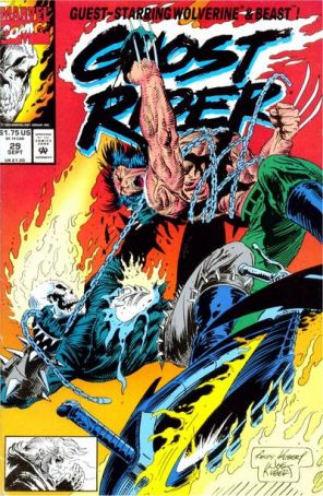 Ghost Rider (Vol. 2) 29 published by Marvel with cover art by Andy Kubert