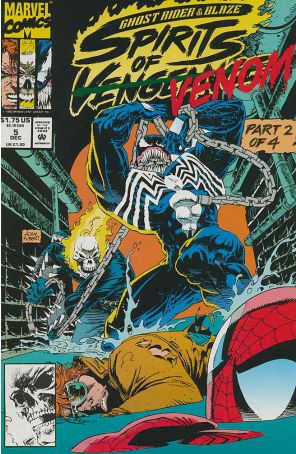 Ghost Rider/Blaze: Spirits of Vengeance 5 published by Marvel with cover art by Adam Kubert