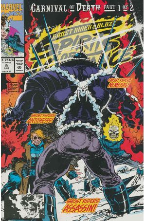 Ghost Rider/Blaze: Spirits of Vengeance 9 published by Marvel with cover art by Adam Kubert