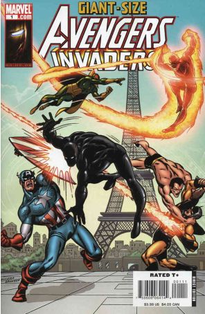 Giant-Size Avengers/Invaders 1 published by Marvel with cover art by Sal Buscema