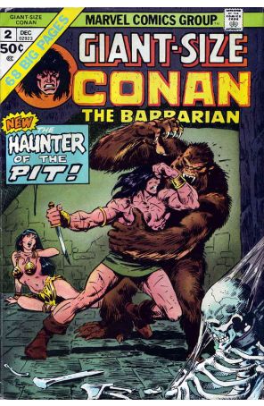Giant-Size Conan 2 published by Marvel with cover art by John Buscema