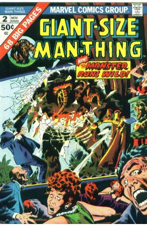 Giant-Size Man-Thing 2 published by Marvel with cover art by John Buscema
