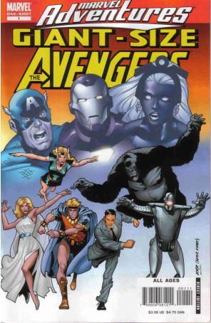 Giant-Size Marvel Adventures: The Avengers 1 published by Marvel with cover art by Leonard Kirk