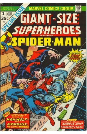 Giant-Size Super-Heroes 1 published by Marvel with cover art by Gil Kane