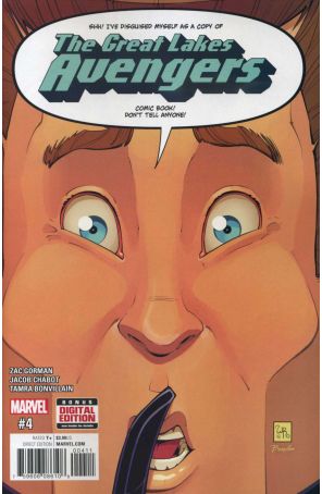Great Lakes Avengers 4 published by Marvel with cover art by Will Robson