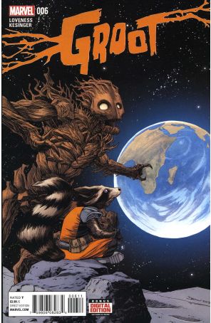 Groot 6 published by Marvel with cover art by Declan Shalvey