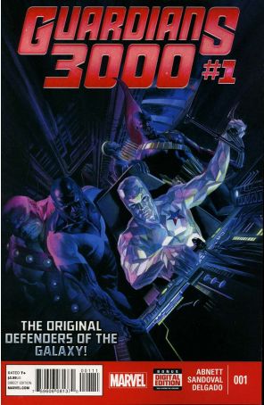Guardians 3000 1 published by Marvel with cover art by Alex Ross