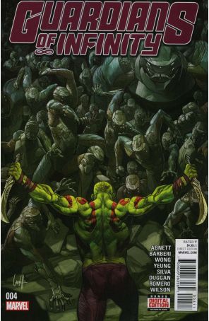 Guardians Of Infinity 4 published by Marvel with cover art by Gary Choo