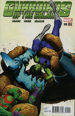 Guardians Of the Galaxy (4th Series) 9 published by Marvel with cover art by Arthur Adams