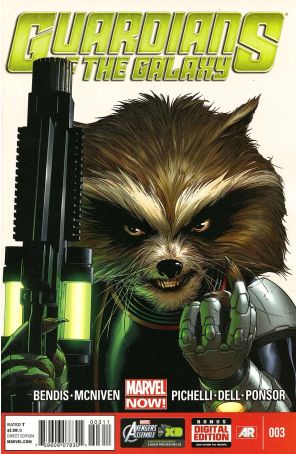 Guardians of the Galaxy (3rd Series) 3 published by Marvel with cover art by Steve Mcniven