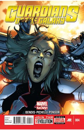 Guardians of the Galaxy (3rd Series) 4 published by Marvel with cover art by Sara Pichelli