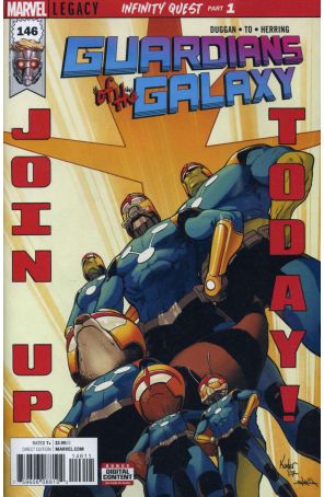 Guardians of the Galaxy 146 published by Marvel with cover art by Aaron Kuder