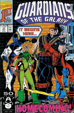 Guardians of the Galaxy 17 published by Marvel with cover art by Jim Valentino