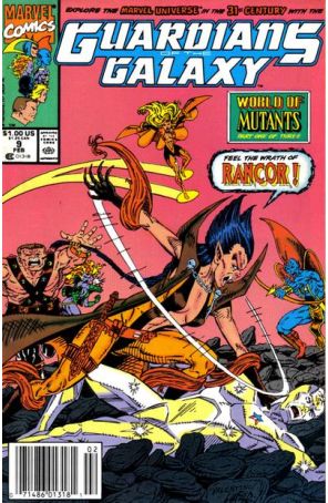 Guardians of the Galaxy 9 (Newsstand) published by Marvel with cover art by Rob Liefeld