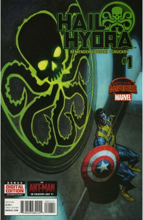Hail Hydra 1 published by Marvel with cover art by Andrew Robinson