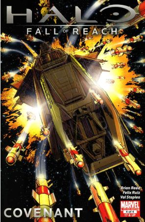 Halo: Fall of Reach - Covenant 4 published by Marvel with cover art by Felix Ruiz