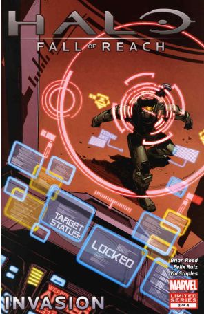 Halo: Fall of Reach - Invasion 2 published by Marvel with cover art by Felix Ruiz