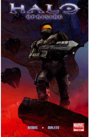 Halo: Uprising 1 published by Marvel with cover art by Alex Maleev