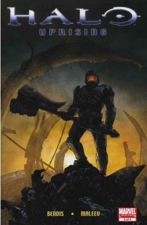 Halo: Uprising 3 published by Marvel with cover art by Rich Ginter
