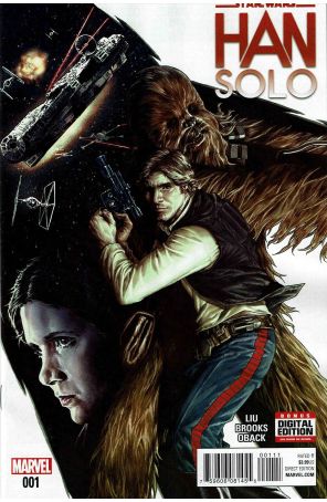 Han Solo 1 published by Marvel with cover art by Lee Bermejo