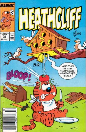 Heathcliff 38 (Newsstand) published by Marvel with cover art by Warren Kremer