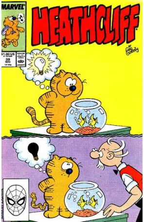 Heathcliff 39 published by Marvel with cover art by Warren Kremer