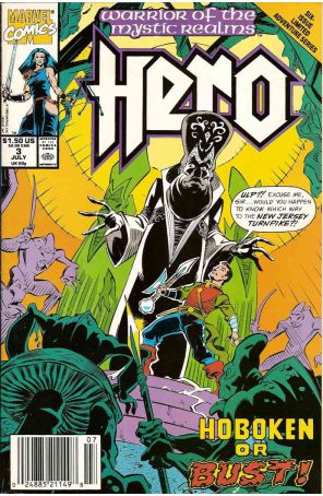 Hero 3 (Newsstand) published by Marvel with cover art by Steve Purcell