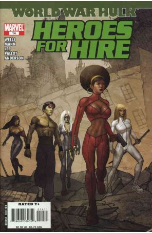 Heroes for Hire (Vol. 2) 14 published by Marvel with cover art by Francis Tsai