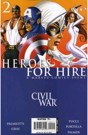 Heroes For Hire (Vol. 2) 2 published by Marvel with cover art by Bill Tucci