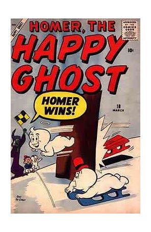 Homer, The Happy Ghost (Vol. 1) 18 published by Marvel with cover art by Dan DeCarlo