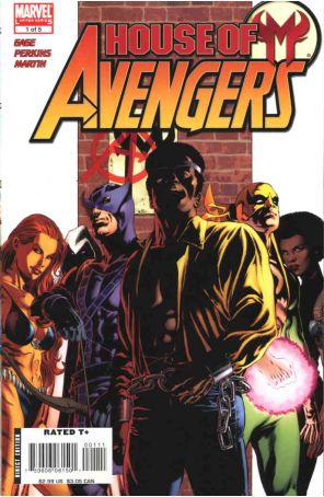 House of M: Avengers 1 published by Marvel with cover art by Michael Perkins