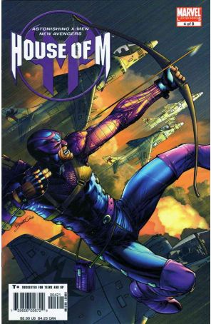 House of M 4A published by Marvel with cover art by Brandon Peterson