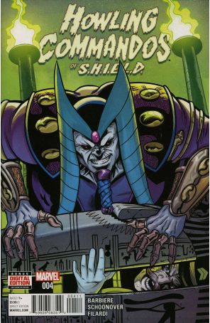 Howling Commandos Of S.H.I.E.L.D. 4 published by Marvel with cover art by Brent Schoonover