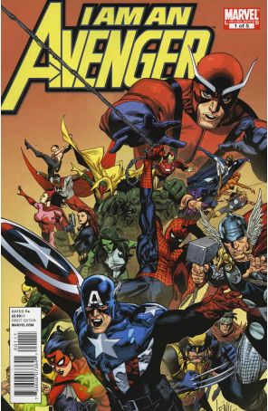 I Am An Avenger 1 published by Marvel with cover art by Leinil Francis Yu