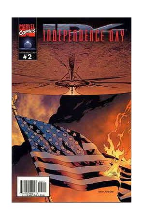 ID4: Independence Day 2 published by Marvel with cover art by Kevin Nowlan