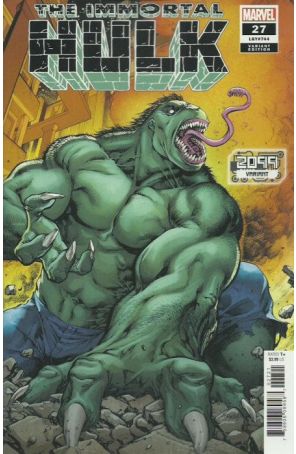 Immortal Hulk 27A published by Marvel with cover art by Tom Raney