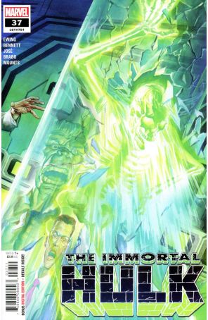 Immortal Hulk 37 published by Marvel with cover art by Alex Ross