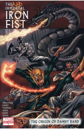 Immortal Iron Fist: The Origin of Danny Rand 1 published by Marvel with cover art by Gil Kane and Larry Hama